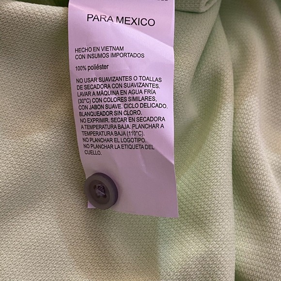 NWT Men’s Grand Slam Performance Off Course Golf Polo UPF 50 Neon Green Sz XL - Picture 14 of 16